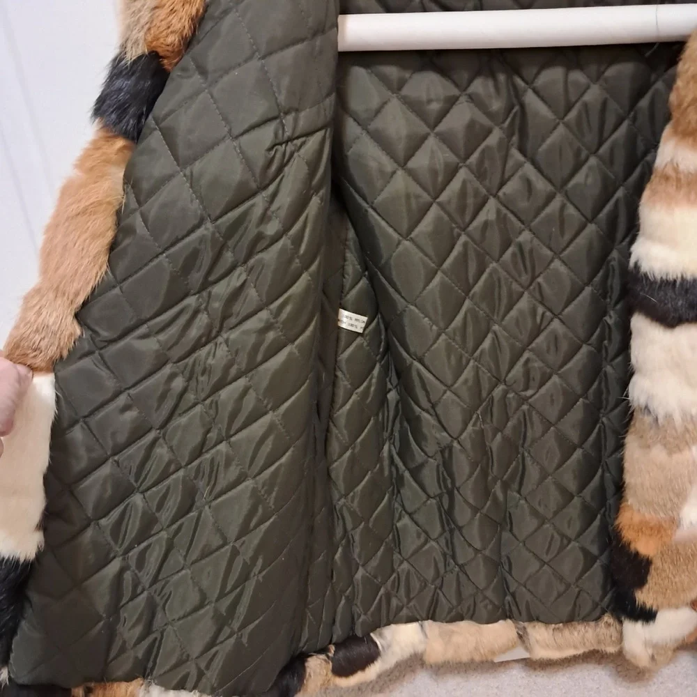 Vintage rabbit fur jacket - Picture 4 of 5